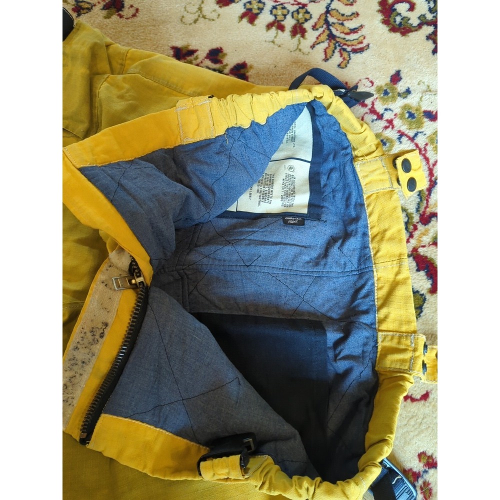 Retired Firefighter Gear Turnout Pants FIRE USED Size 38 Waist Regular See Pics - Picture 6 of 9
